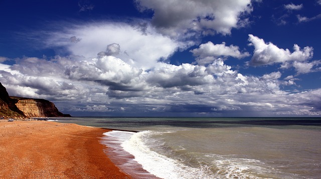 hastings beach coast england