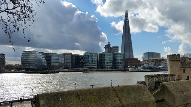 london shard city landscape