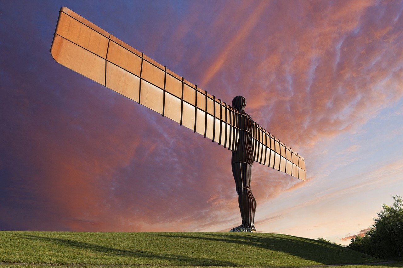 angel of the north sky