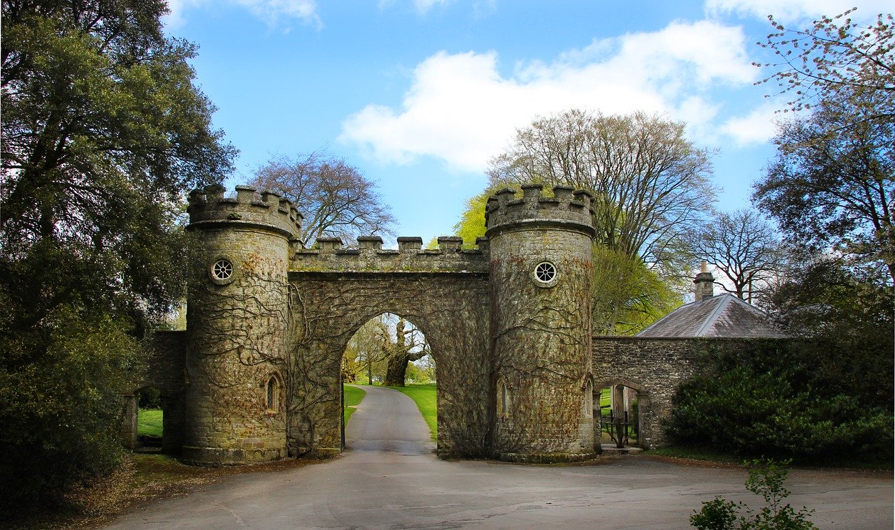 castle goal stourhead england