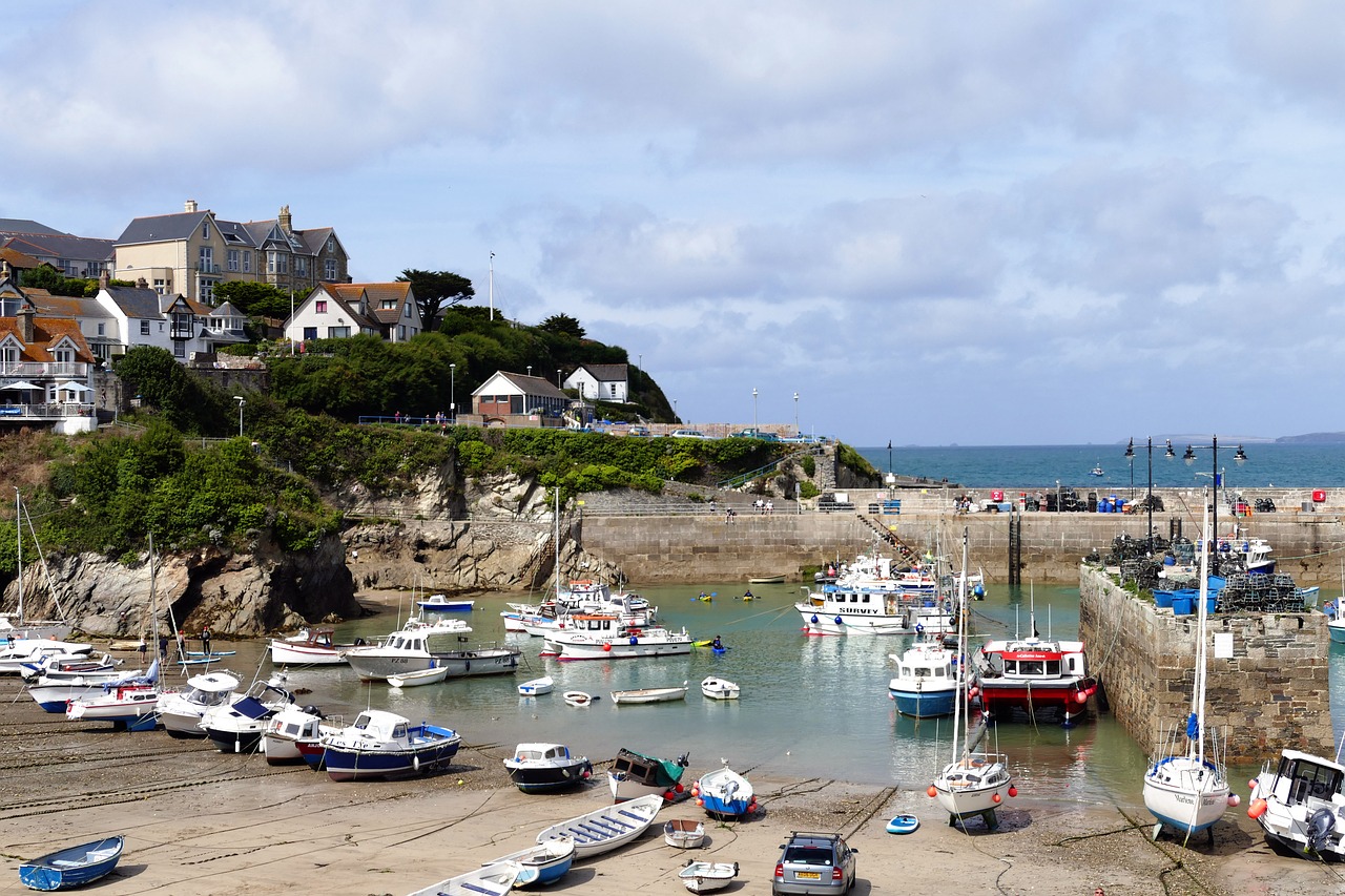 newquay-cornwall england sea beach